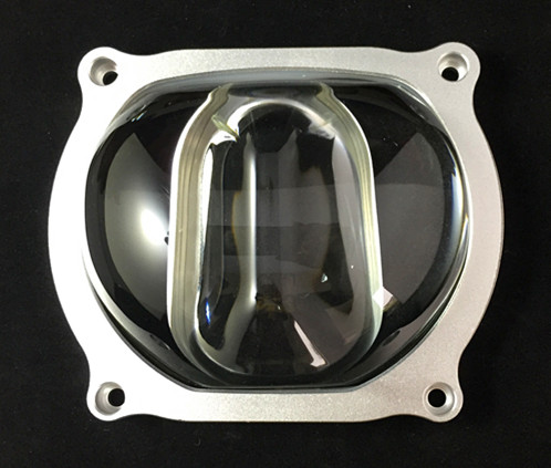 Street light glass lenses for COB